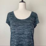 Lou & grey Size Medium Marled Green Short Sleeves Women’s Top Photo 1