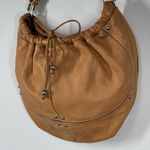 Karen Millen TAN LEATHER STUDDED STRAP SHOULDER BAG Photo 4