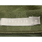 209 WST 38th Med Olive Green Camo Textured Thick Cozy Pencil Skirt Full Back Zip Size 6 Photo 7