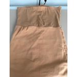 Kookai Quiet Luxury Bodycon Strapless Midi Dress Small Beige Minimalist Capsule Photo 5