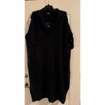 Dressed in LaLa Black Knit Oversize Dress Photo 4