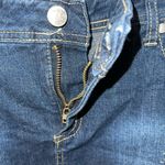 Venus Lace Accent Denim Mini Skirt medium wash size 8 Photo 5