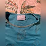 Blair Fall Vintage Teal Longsleeve W/ Gold Leaves Medium Photo 7