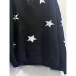 Hot Topic New  Black Star Stars sweater 4 4x comfy cozy warm Photo 1