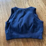 Sunzel Navy Blue Ribbed Active Tank/ Sports Bra Photo 2