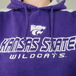 NCAA Vintage 90s Kansas State Wildcats Cropped Hoodie Photo 1