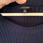PaperMoon  Navy & White‎ Chunky Oversized Sweater Medium Photo 5