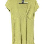 Eileen Fisher  Wool Tunic Blouse Green‎ Size XS V-Neck Photo 0