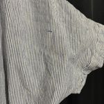 Tahari  Striped Button Down 100% Linen Shorl Sleeve Shirt Dress Size S Photo 2