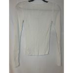Urban Outfitters ‎ Outfitters Small Cream Ribbed Long Sleeve Top Photo 5