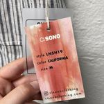 Ci Sono NWT  Striped Linen Shorts Photo 2