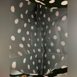 Kate Spade Large Reusable Foldable Green Polka Dot Canvas Tote Bag NEW Photo 5