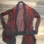 Pink republic Boho style Aztec Cardigan size large, pit to pit measures 22 Photo 3