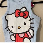 Hello Kitty  Light Blue Tank Top with Pink and Red Accents Photo 4