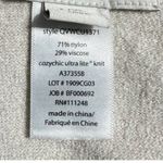 Barefoot Dreams CozyChic Ultra Lite Poncho Women's L/XL Cowl Neck Sand Dune Photo 7