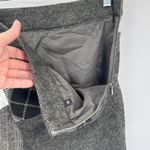 Desigual  Mixed Media Grunge Mini Skirt Womens 36 Black Gray Wool Blend Lined Photo 8