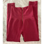 NWOT‎ Catherine Malandrino Maroon Professional Leggings Size Small Photo 1