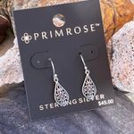 Primrose Teardrop  Sterling Silver Earrings Photo 0