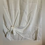 🌸All Saints White Henry Top w/Tied Knot Detail Blouse #MBG Photo 3