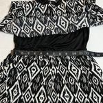 Women's Sleeveless Aztec Tribal Print Romper Size XXS Summer Festival Party Black Photo 6