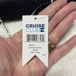 Norwegian Cruise Club Black Shiny Formal Clutch Purse With Removable Chain Silver Photo 10