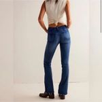 Free People High Rise Level Up Slit Bootcut Jeans Night Sky Blue 31 / 12 Photo 2