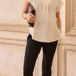 NWT Seraphine Overbump Maternity Everyday Work Trouser in Black Size 4 Tall Photo 0