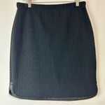 Max Studio Women’s Textured Knit Stretch Slim Fit Pencil Skirt Black Medium EUC Photo 0