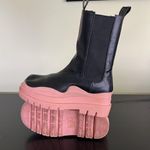 Lemonade Tire Chelsea Boots Pink & Black Size 7 Photo 6