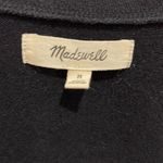 Madewell  Womens Long Sleeve Wrap Front‎ Bodysuit Black Size Medium Photo 3