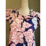Never A Wallflower Floral Ruffle Dress Red White Blue Sleeveless Mini boho small Photo 2