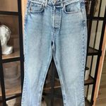 GRLFRND jeans Karolina High Rise Straight Cropped Larchmont light wash 28 denim Photo 1