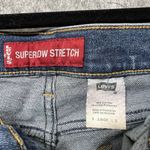 Levi's  507 Womens 9 Short Super Low Rise Stretch Blue Y2K Vintage Jeans Straight Photo 5