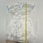 Linea Donatella Wedding White satin robe maid of honor wedding party Photo 7