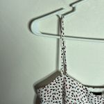 Lucy Paris  Strappy White Midi Dress, Pleated skirt and Geometrical Print sz XS Photo 9