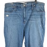 Madewell  Blue‎ Classic Straight Blue Cotton Stretch Jeans M3004 Womens 36 Photo 2