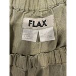Flax Green Boho Lagenlook Coastal Grandma Wide Leg Linen Pants XL/2XL Photo 6