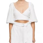 Jonathan Simkhai (Sold Out) Mila Wrap Cover Up Top, Size L New w/Tag Retail $245 Size L Photo 5