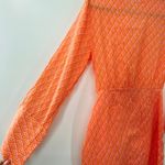 Free People NEW Rillo Beach Summer Shirtdress Extra Small Orange Pink Photo 9