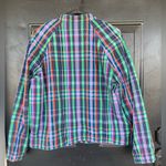 Anne Klein madras plaid zip front lightweight jacket Photo 1