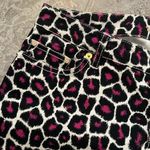 Michael Kors  Animal Print Skinny Jeans, Black/ Purple/ White Size 2 Photo 6
