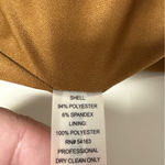 Calvin Klein  Dress Womens Size 8 Brown Sleeveless Faux Suede Sheath Lined Office Photo 6