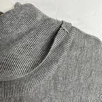 Joan Vass  Studio Size M Tunic Sweater Cashmere Blend Cowl Neck Sleeveless Gray Photo 5