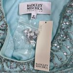 Badgley Mischka  Sky Blue Beaded Rhinestone Dress Style: SC1355 Photo 7