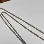 Trifari Women’s Vintage Signed Crown  Gold Tone Chain Necklace With Photo Locket Photo 3