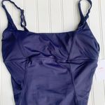 ANDIE  Swim Havana One Piece Swimsuit Women's Size L Navy Blue NWT Classic Modest Photo 6