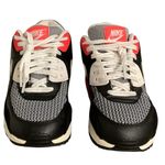 Nike Air Max 90 Black & White Shoes with Red Highlights Excellent Condition Photo 1