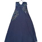 Ed Hardy  Gray Beaded Halter Maxi Dress Sz M Photo 0