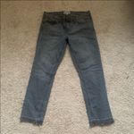 Current/Elliott Current/Elliot gray cropped straight leg jeans Photo 3