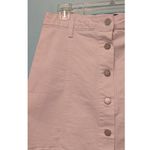 Just Black Women's White Denim Skirt Size M Photo 2